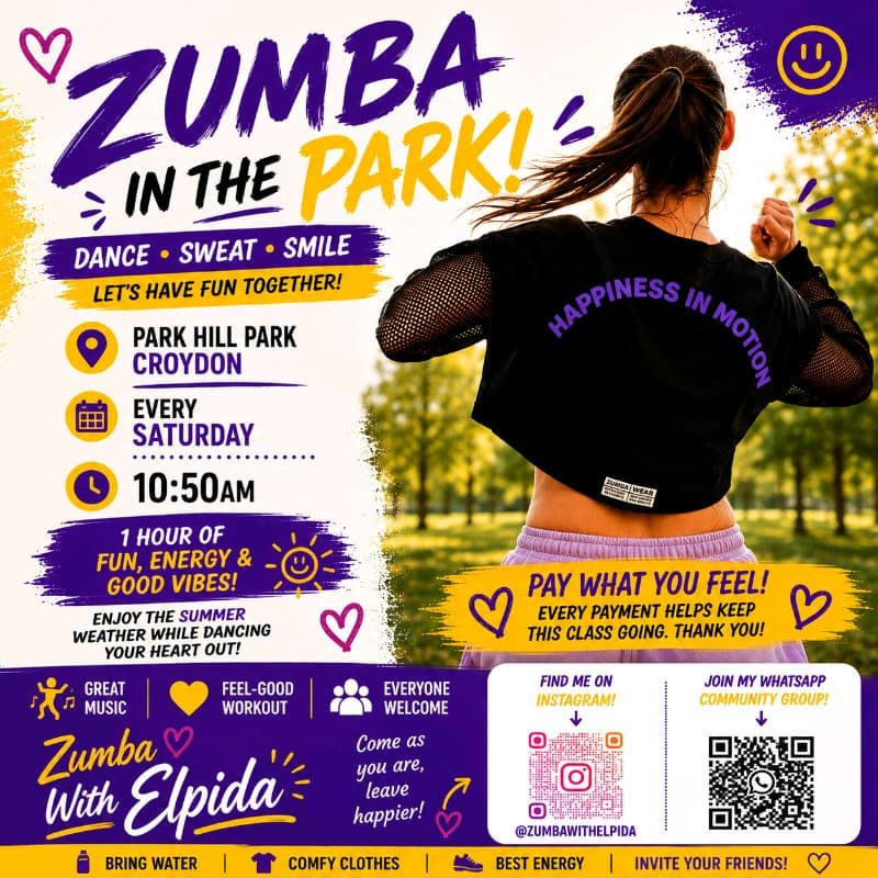 Zumba at Park Hill Park