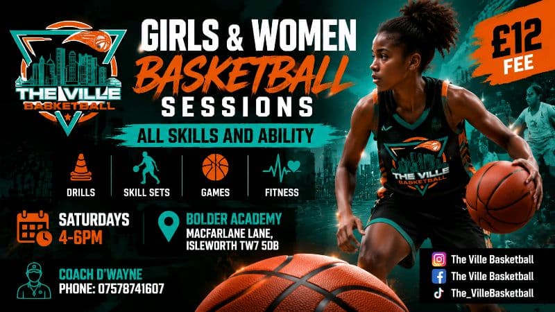 Women basketball coaching session β Basketball at Bolder academy TW7 5DB, Hounslow
